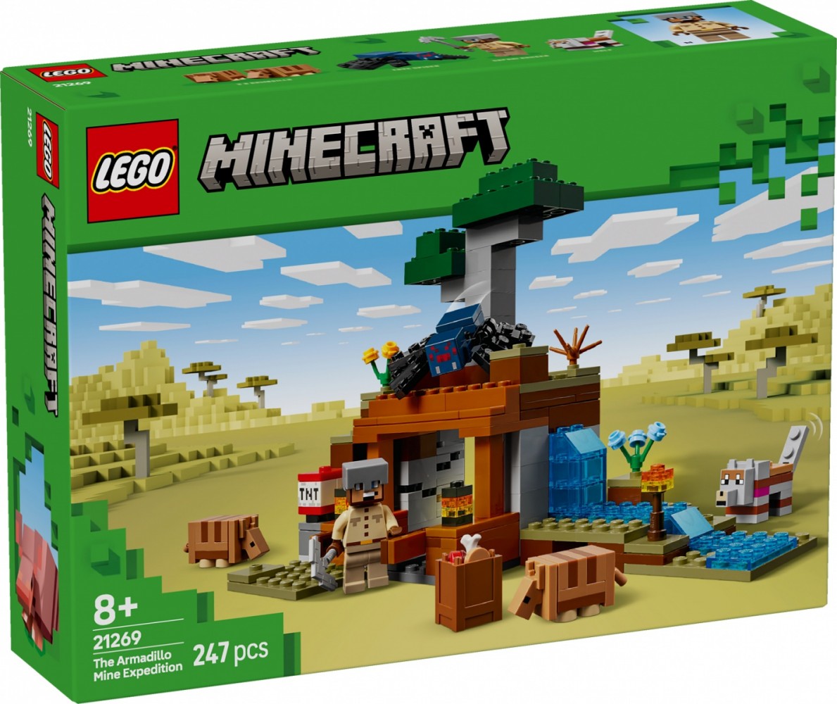 Lego rinkinys šarvuotos kasyklos ekspedicija