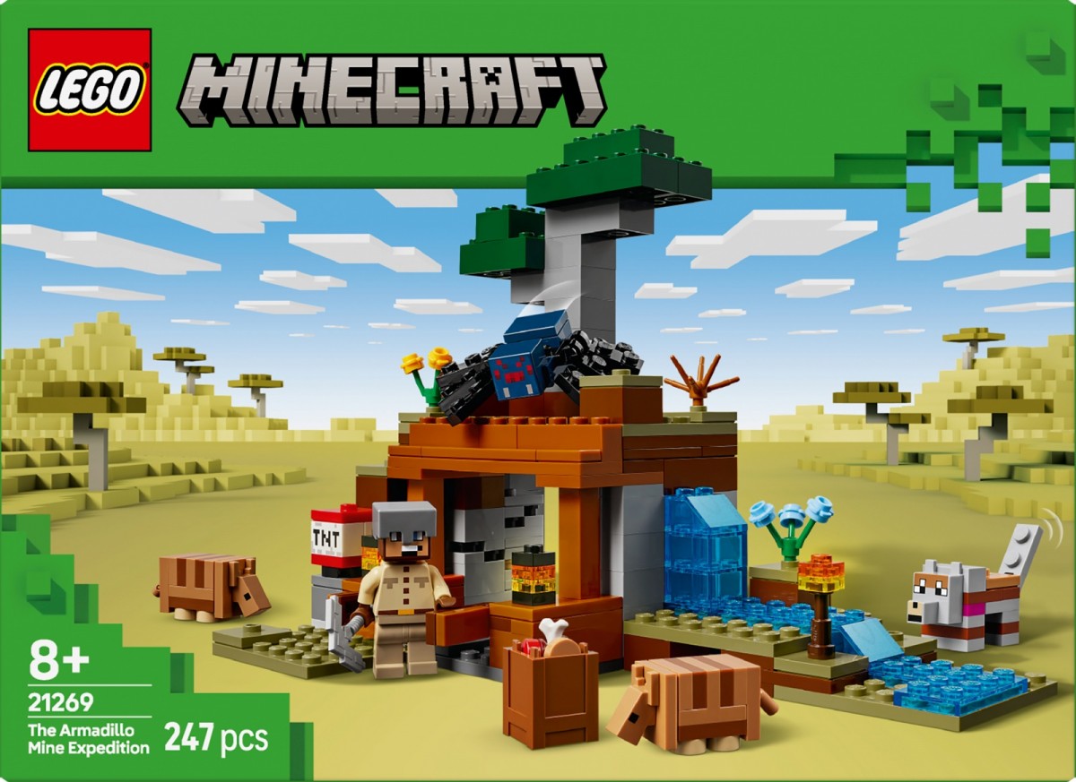 Lego rinkinys šarvuotos kasyklos ekspedicija