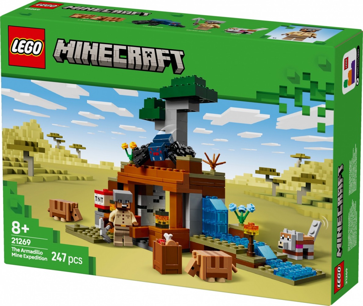 Lego rinkinys šarvuotos kasyklos ekspedicija
