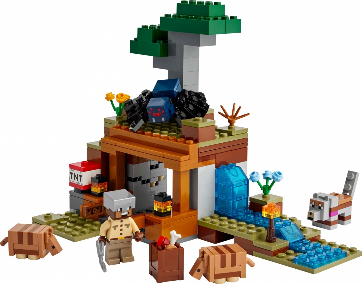 Lego rinkinys šarvuotos kasyklos ekspedicija