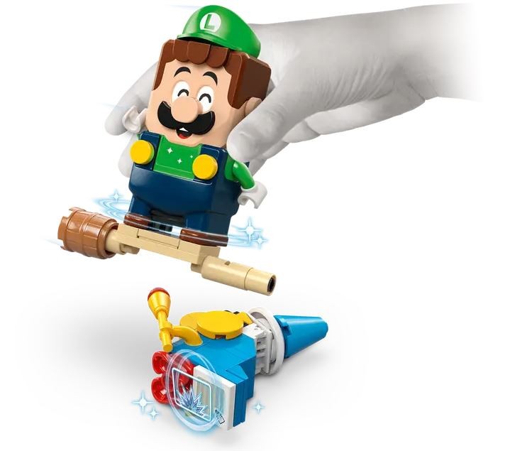 Interaktyvus rinkinys su luidžiu lego super mario