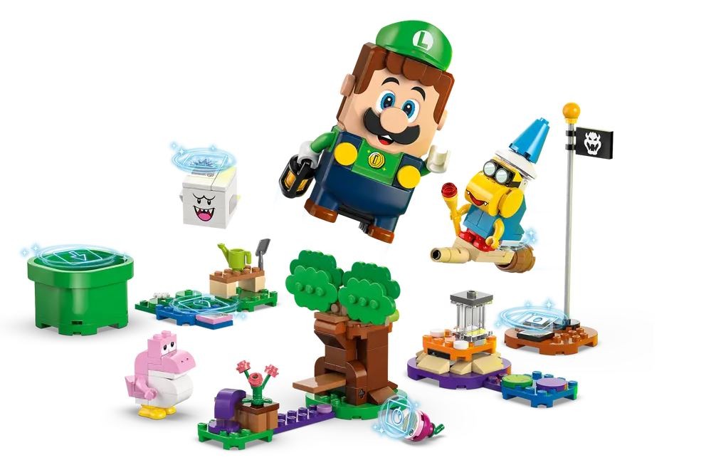 Interaktyvus rinkinys su luidžiu lego super mario