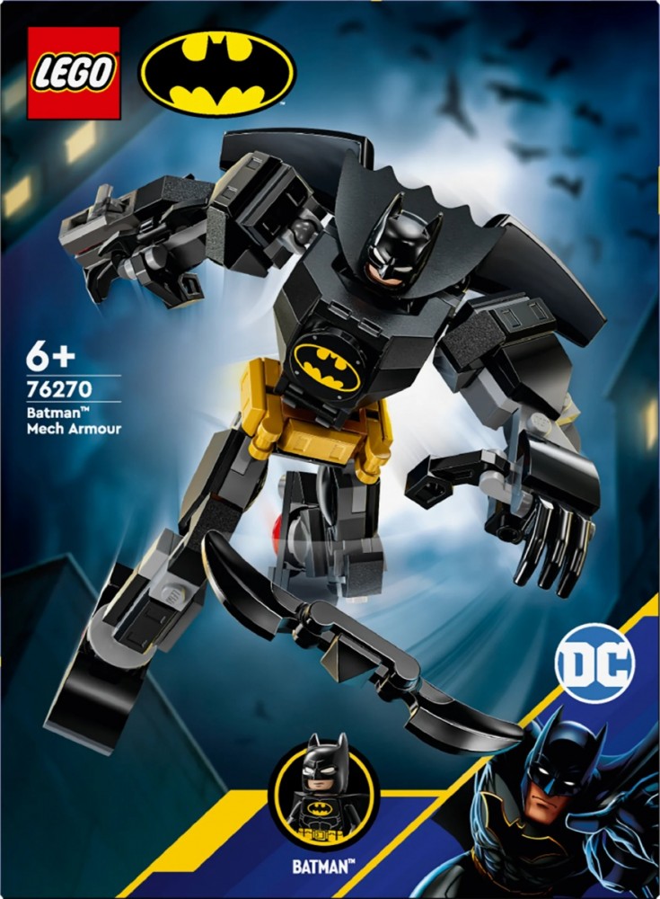Konstruktorius betmeno mechaniniai šarvai, lego super heroes