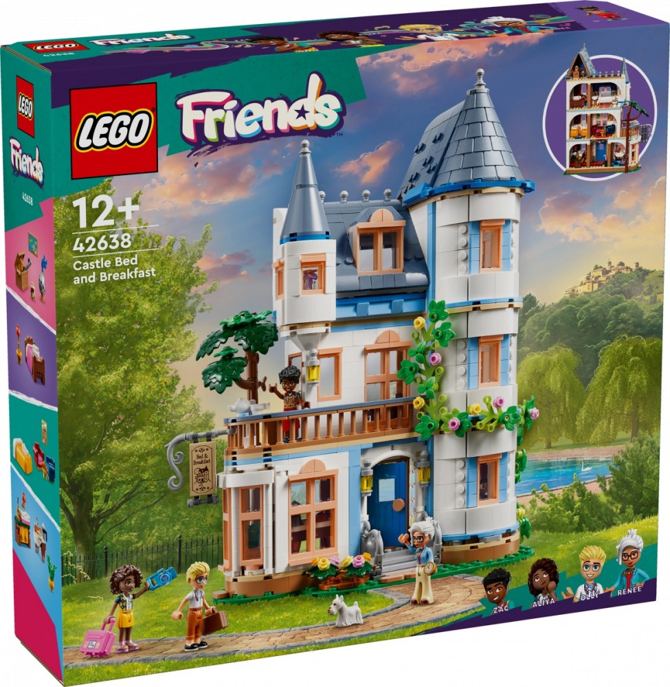 Kaladėlės lego friends, pilis