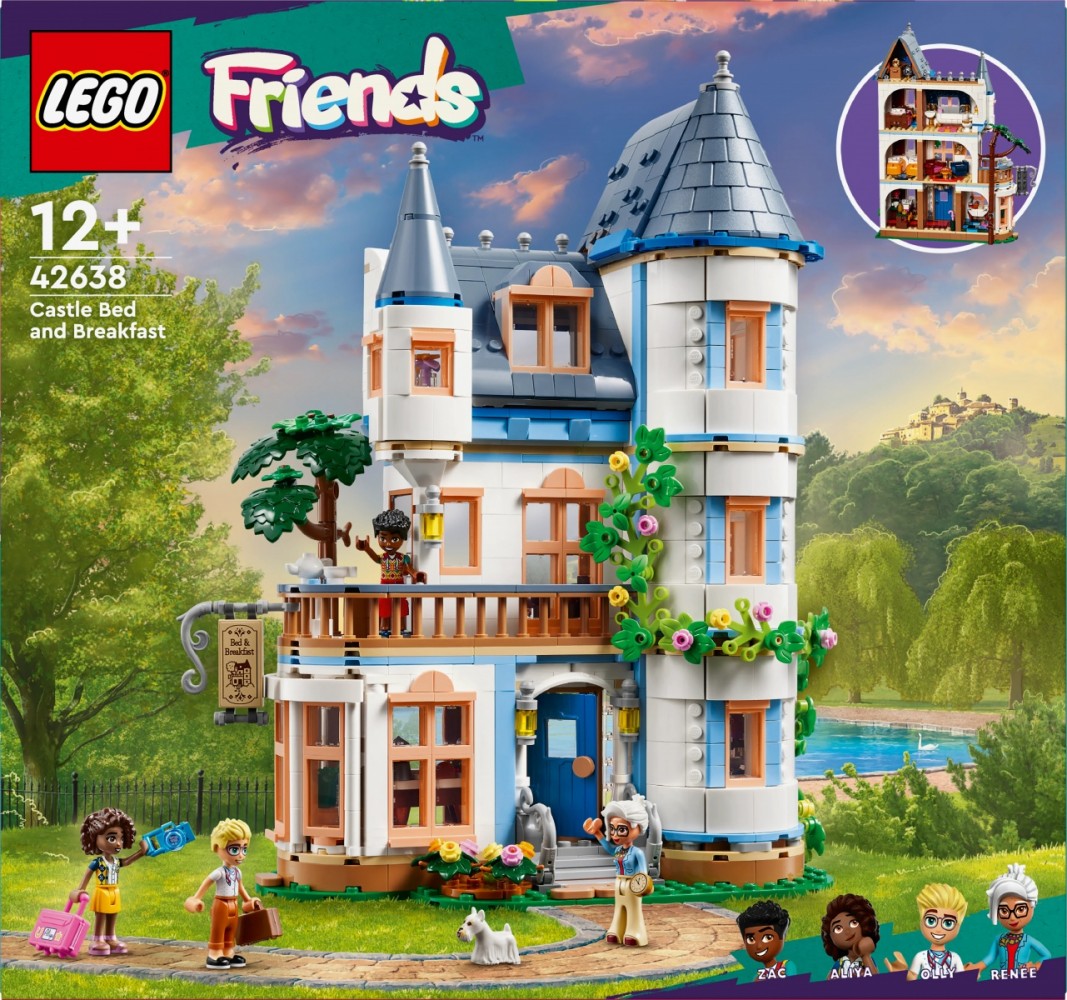 Kaladėlės lego friends, pilis
