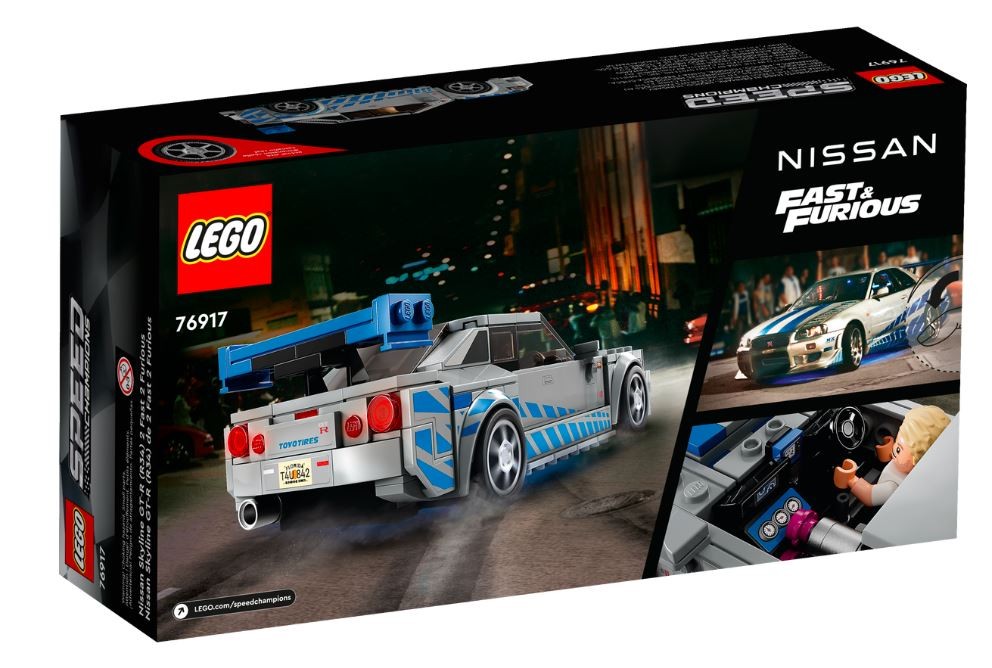 Automobilis nissan skyline gt-r (r34) iš filmo „greiti ir įsiutę“, pilkas