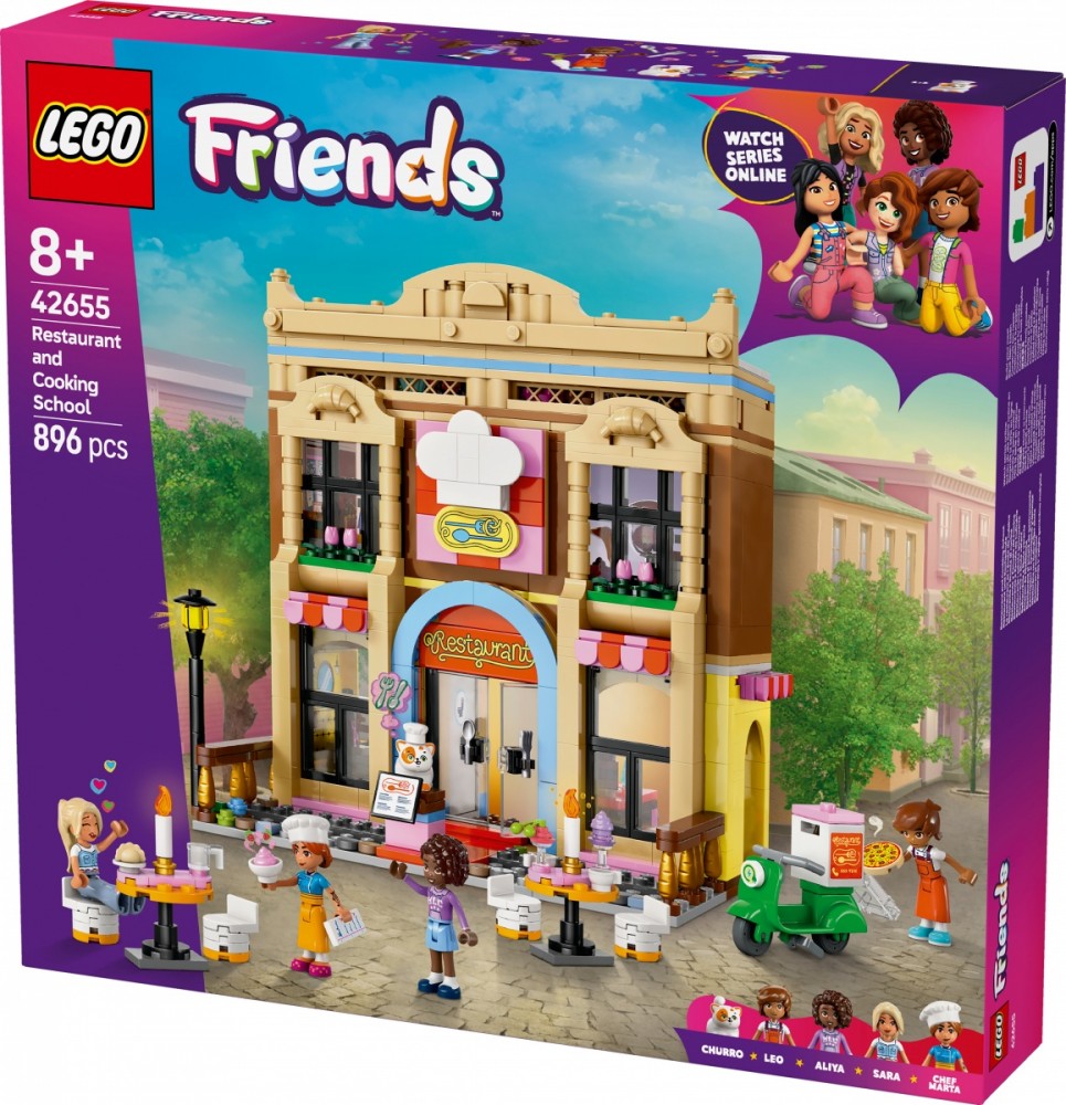 Lego® friends restoranas ir kulinarijos mokykla