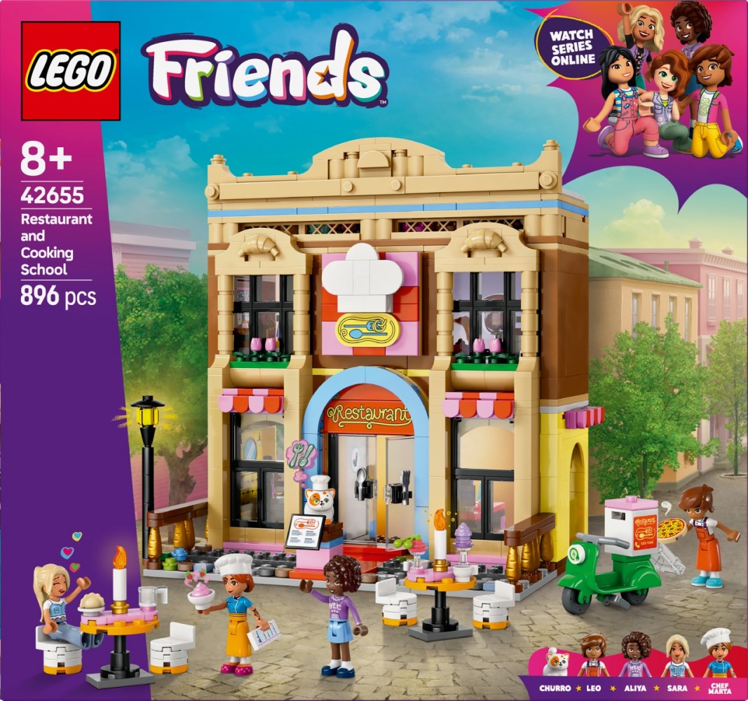 Lego® friends restoranas ir kulinarijos mokykla