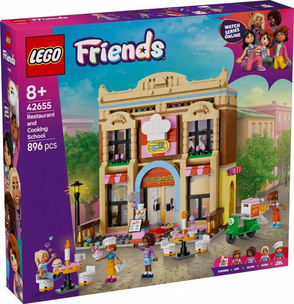 Lego® friends restoranas ir kulinarijos mokykla