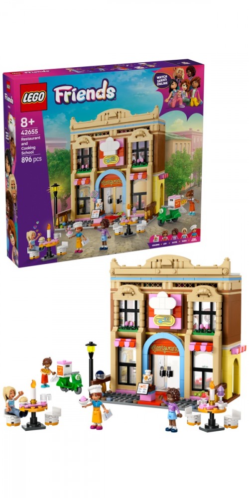 Lego® friends restoranas ir kulinarijos mokykla