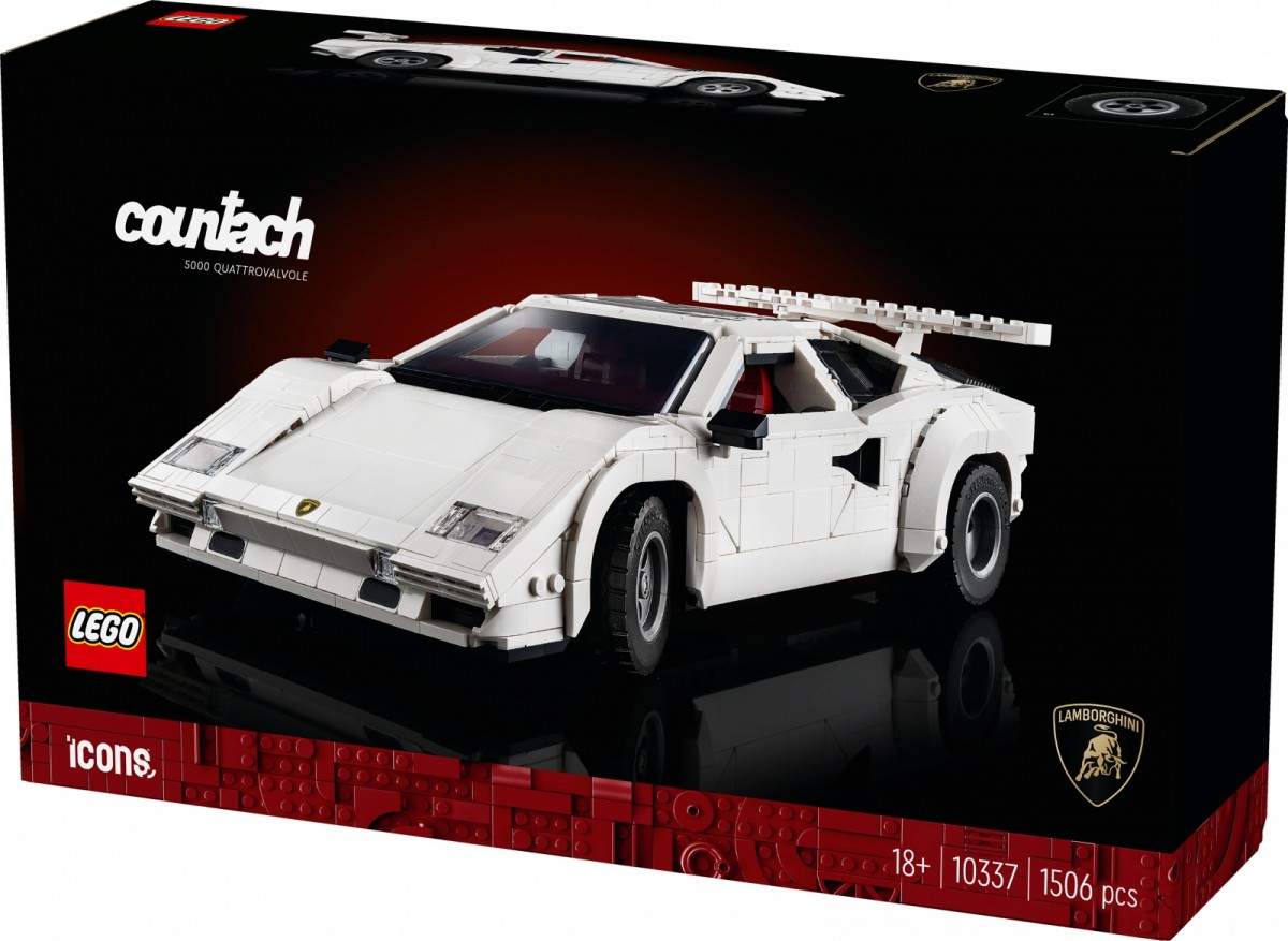 10337 lego® icons lamborghini countach 5000 quattrovalvole
