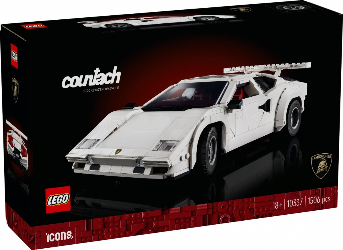 10337 lego® icons lamborghini countach 5000 quattrovalvole