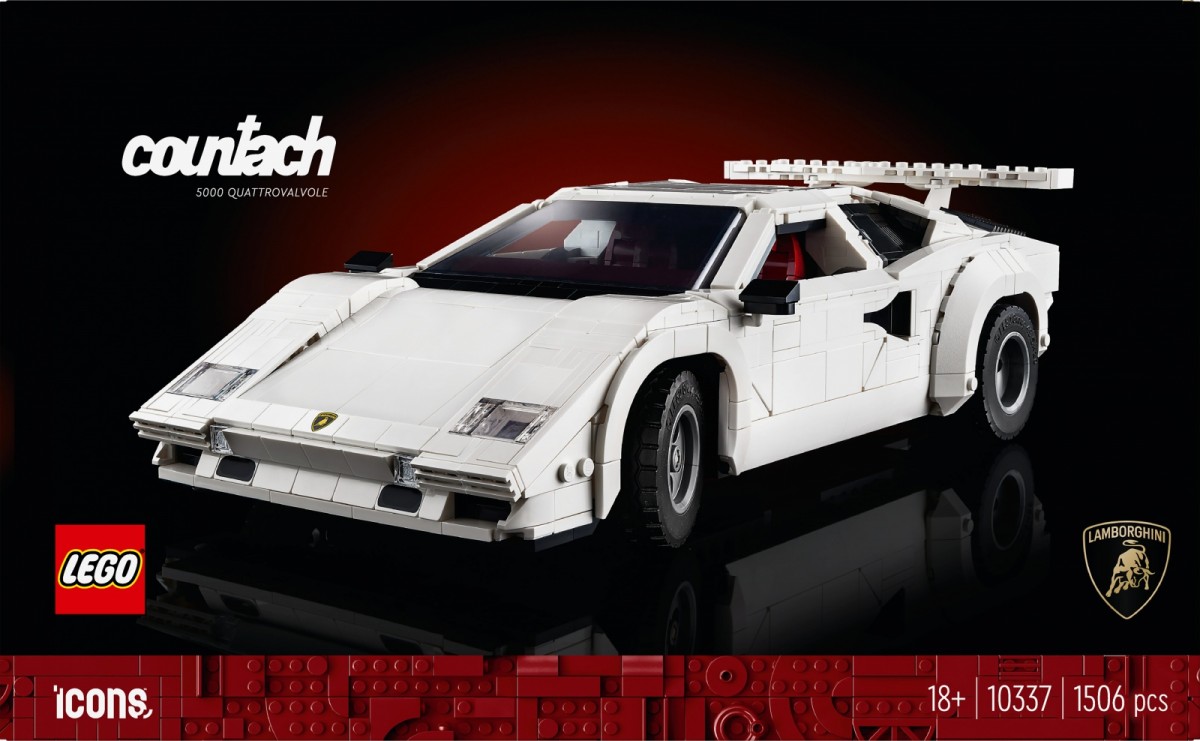10337 lego® icons lamborghini countach 5000 quattrovalvole
