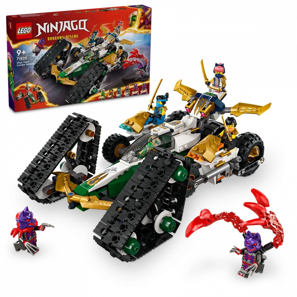 Konstruktorius lego® ninjago - ninja, transporto priemonė