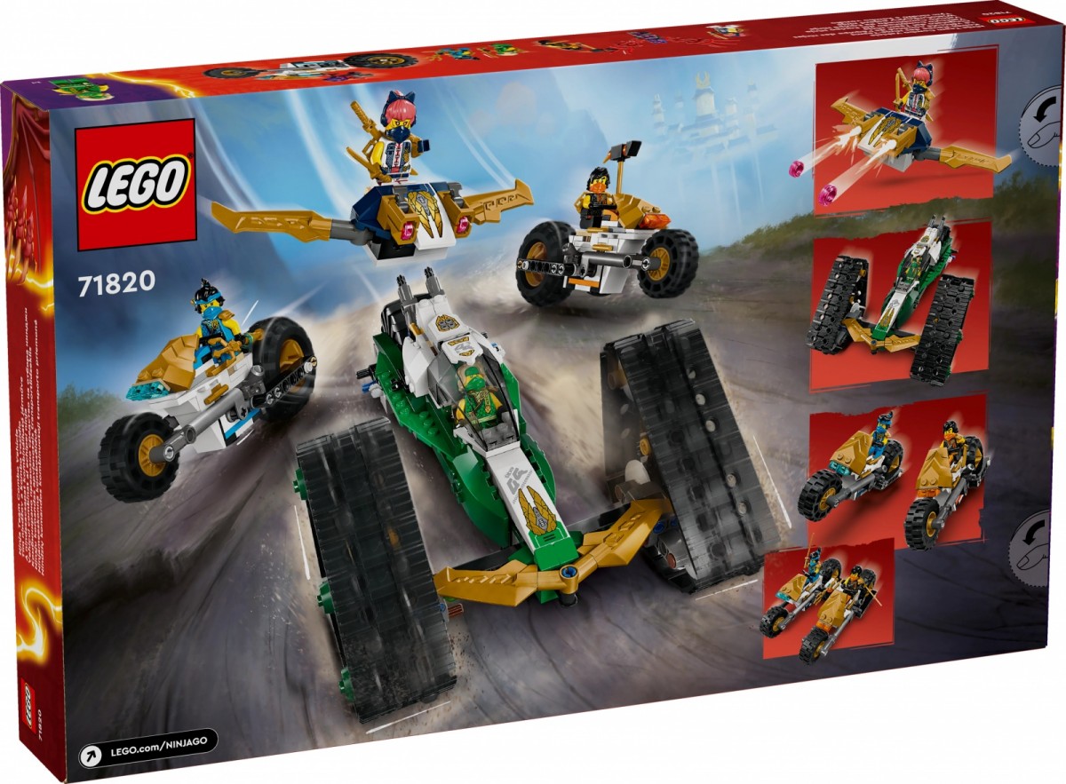 Konstruktorius lego® ninjago - ninja, transporto priemonė