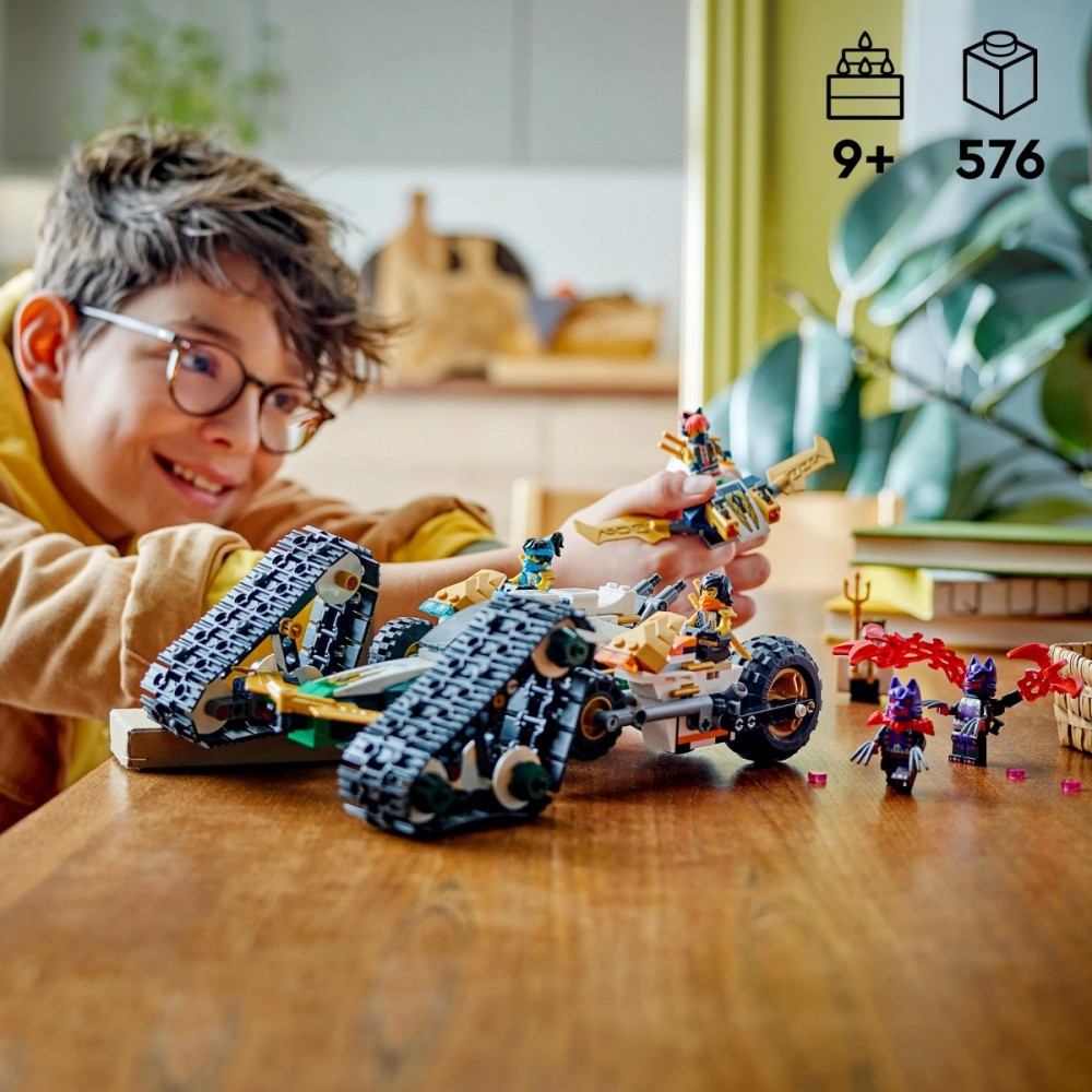 Konstruktorius lego® ninjago - ninja, transporto priemonė