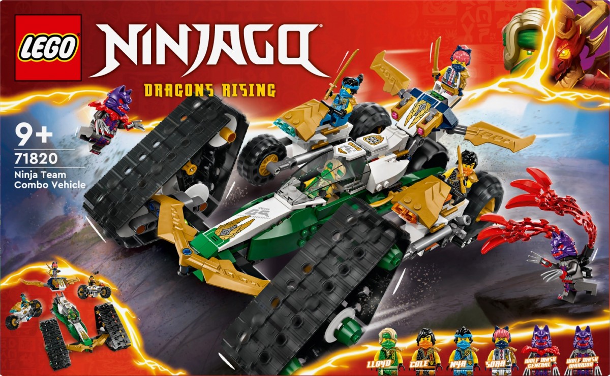 Konstruktorius lego® ninjago - ninja, transporto priemonė
