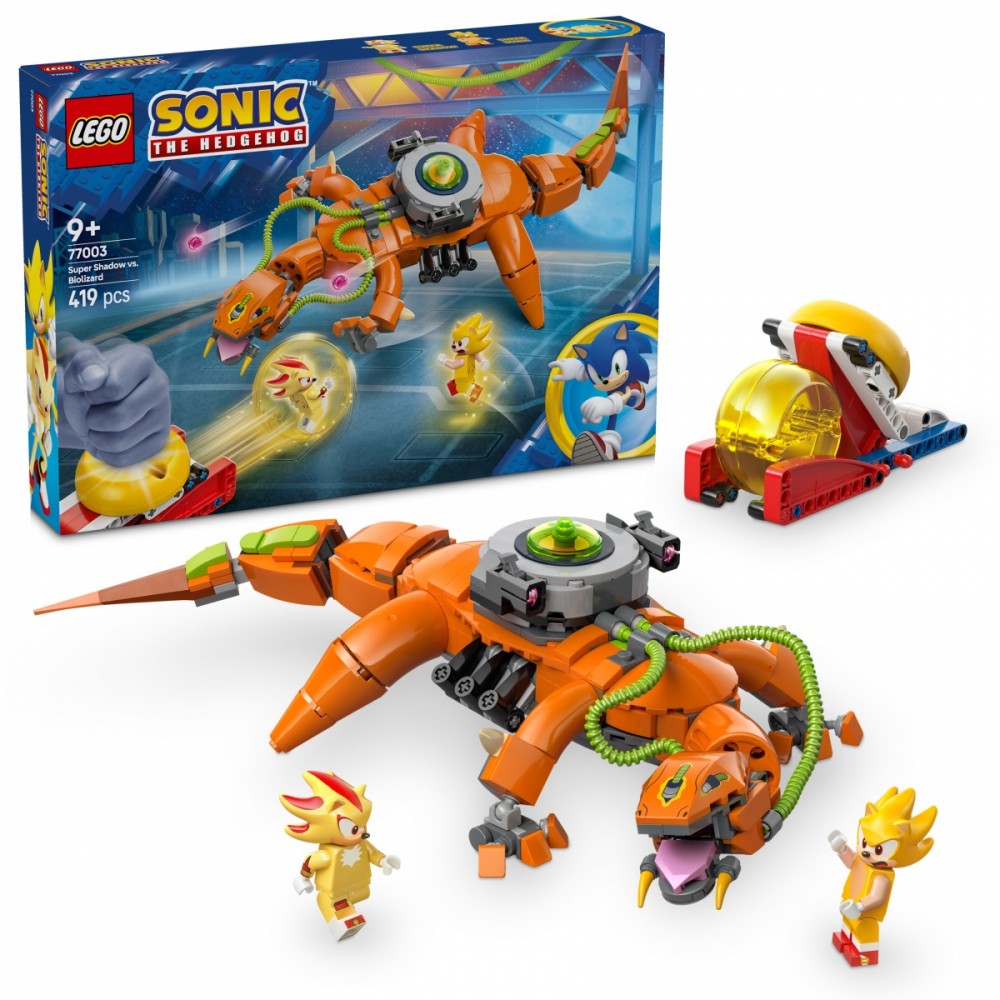 Super shadow prieš biolizard, lego sonic