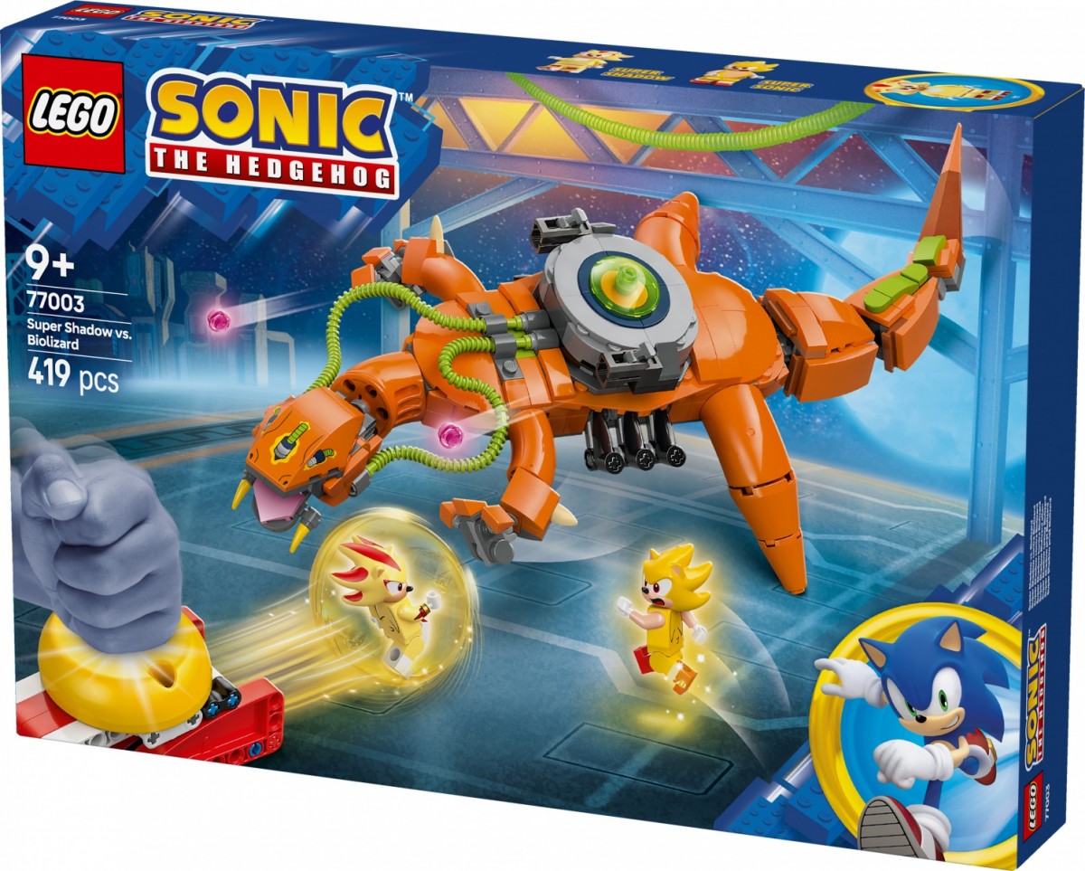 Super shadow prieš biolizard, lego sonic