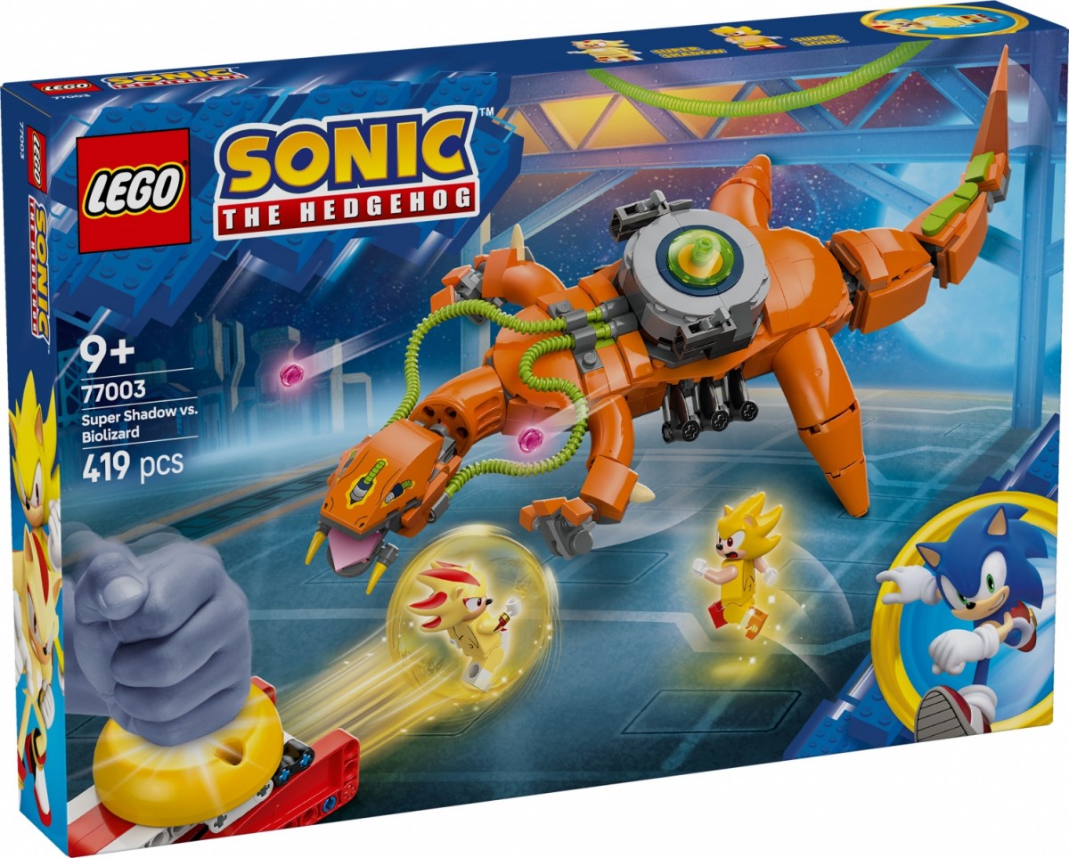 Super shadow prieš biolizard, lego sonic