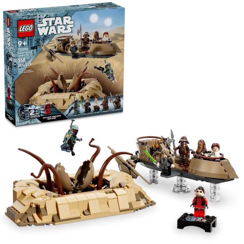 Lego star wars dykumos skifas ir sarlako duobė, smėlio/ruda