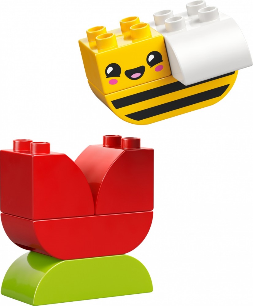 Lego duplo mano pirmoji gėlė ir bitė