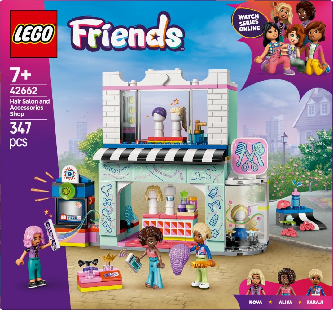 Lego® friends kirpykla ir aksesuarų parduotuvė