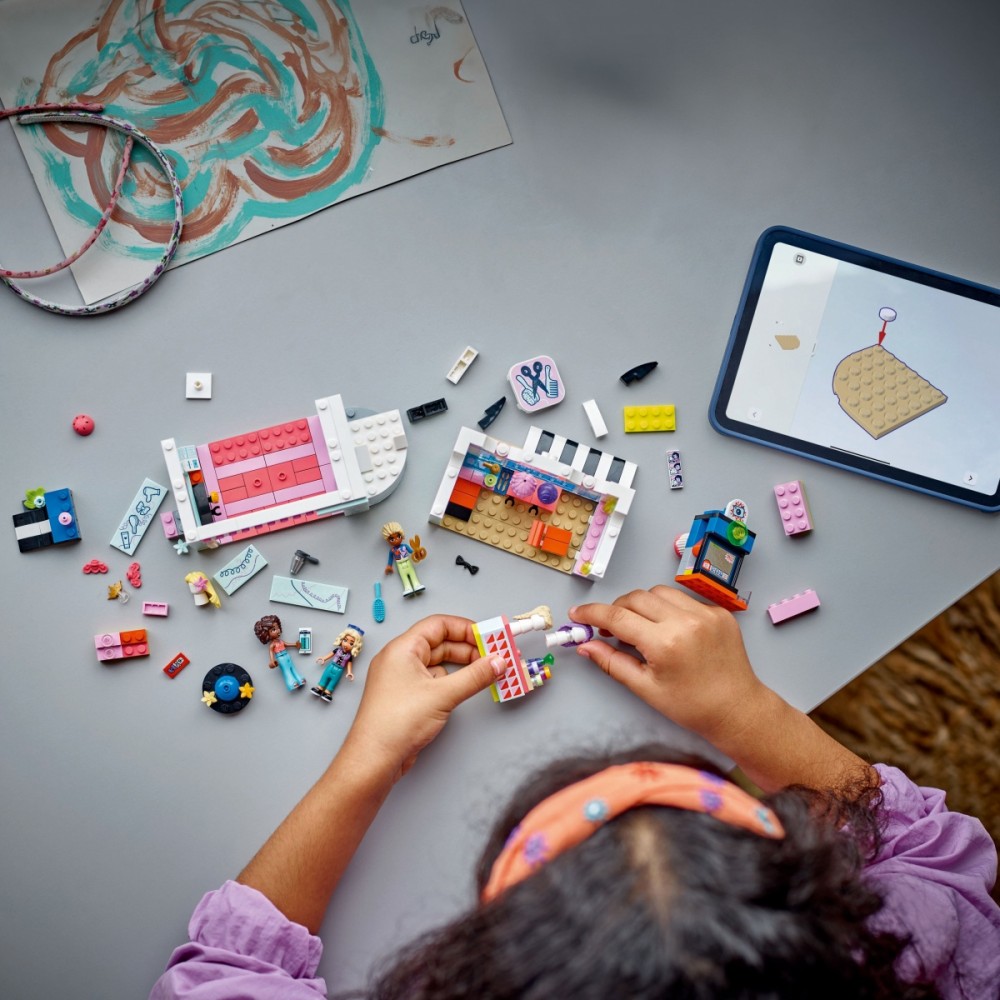 Lego® friends kirpykla ir aksesuarų parduotuvė