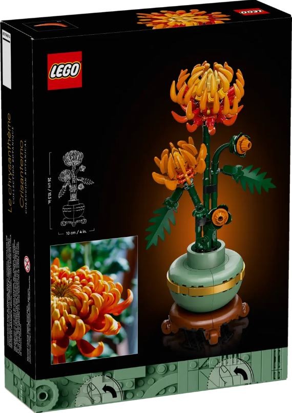 Konstruktorius chrizantema, lego icons