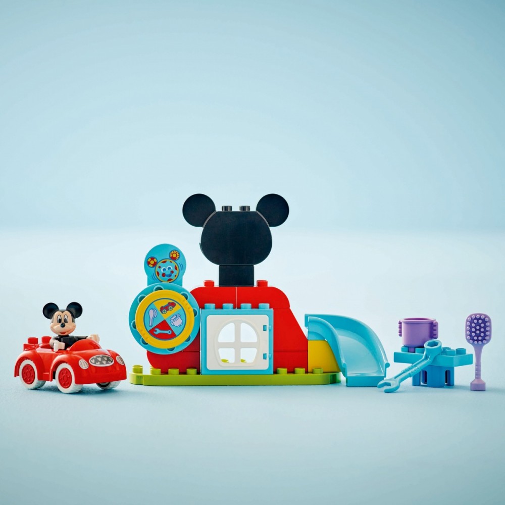 10454 lego® duplo peliuko mikio klubas ir automobilis