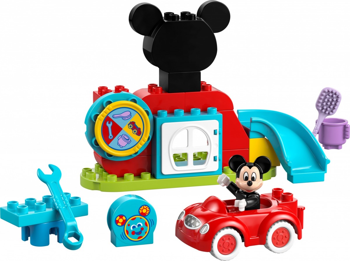10454 lego® duplo peliuko mikio klubas ir automobilis