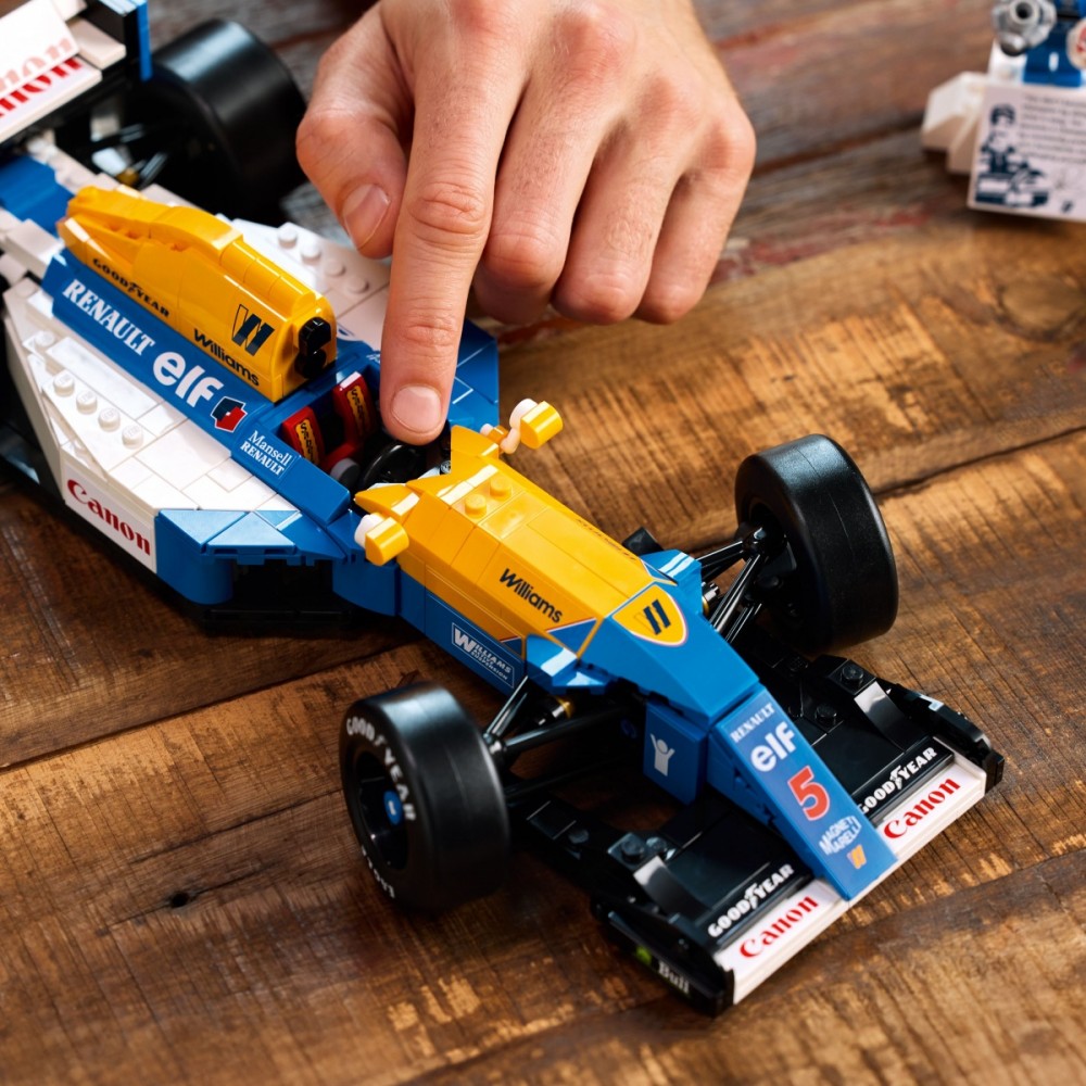 10353 lego® icons williams racing fw14b ir nigelas mansellas