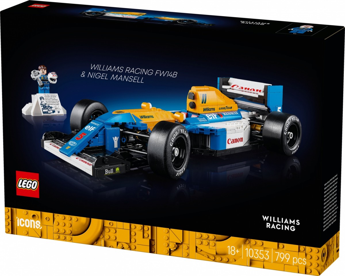 10353 lego® icons williams racing fw14b ir nigelas mansellas