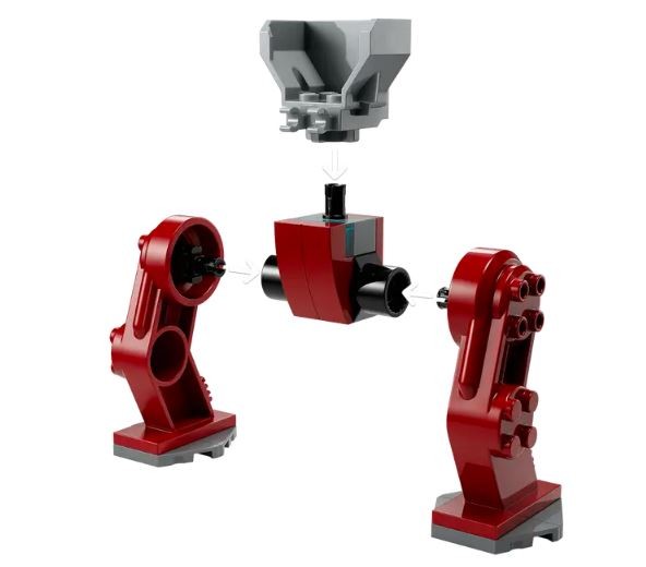 76263 lego® marvel geležinis žmogus hulkbuster prieš thanos