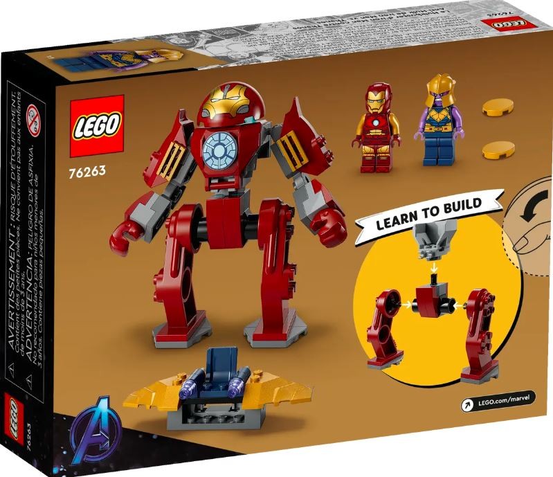 76263 lego® marvel geležinis žmogus hulkbuster prieš thanos