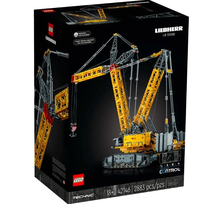 42146 lego® technic vikšrinis kranas „liebherr lr 13000“