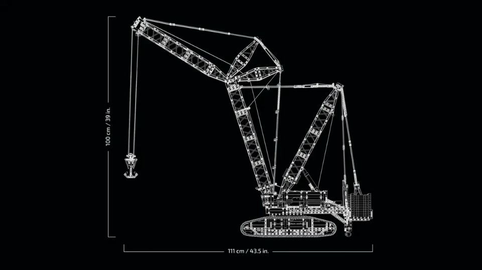 42146 lego® technic vikšrinis kranas „liebherr lr 13000“