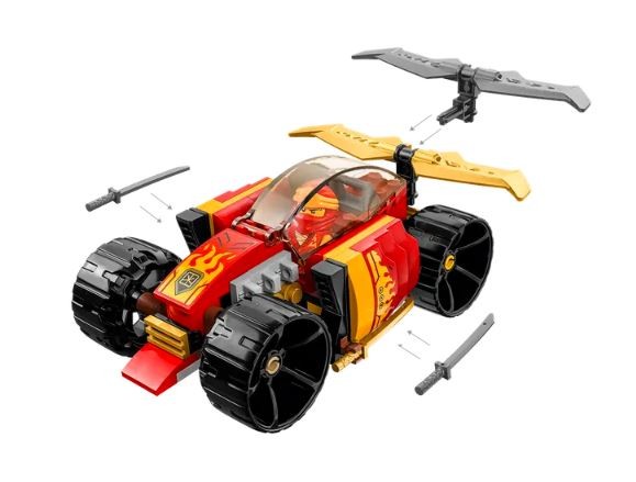 Lego® ninjago kaio evo lenktyninis automobilis