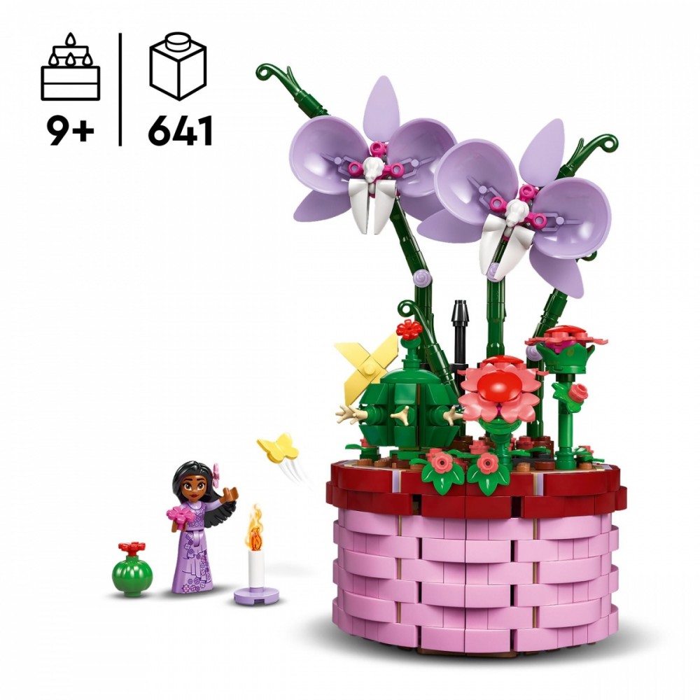 Lego rinkinys - lego disney isabelės gėlių vazonas