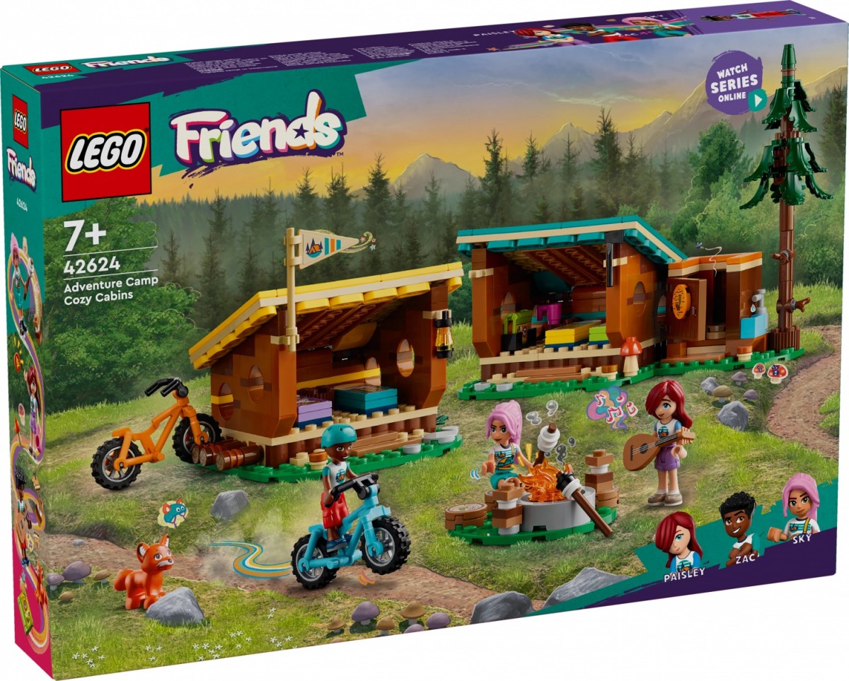 42624 lego® friends jaukūs stovyklos nameliai