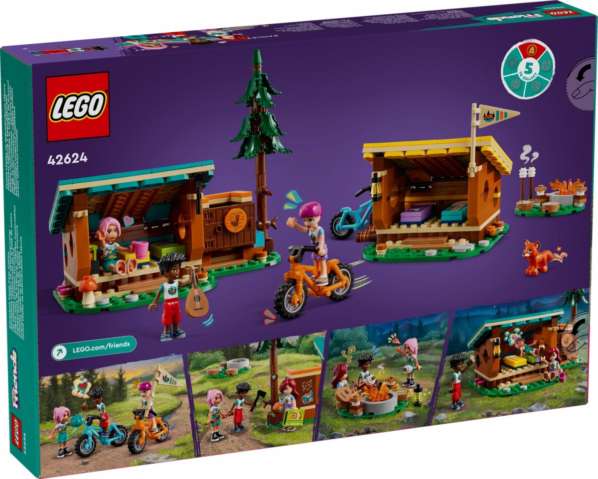 42624 lego® friends jaukūs stovyklos nameliai