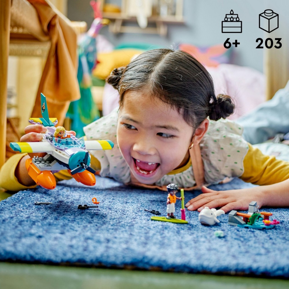 41752 lego® friends jūrų gelbėjimo lėktuvas
