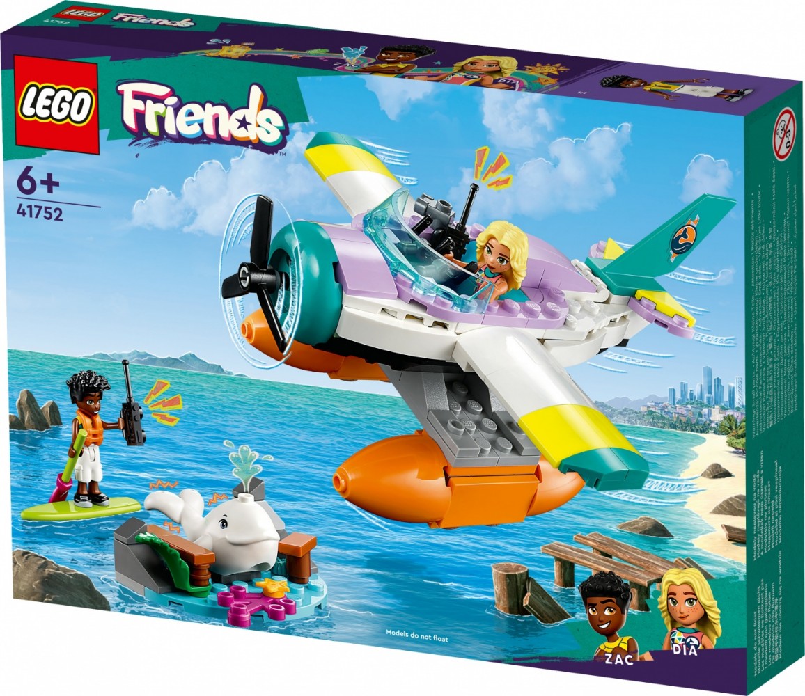 41752 lego® friends jūrų gelbėjimo lėktuvas