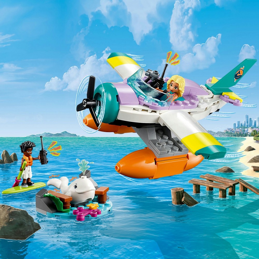 41752 lego® friends jūrų gelbėjimo lėktuvas