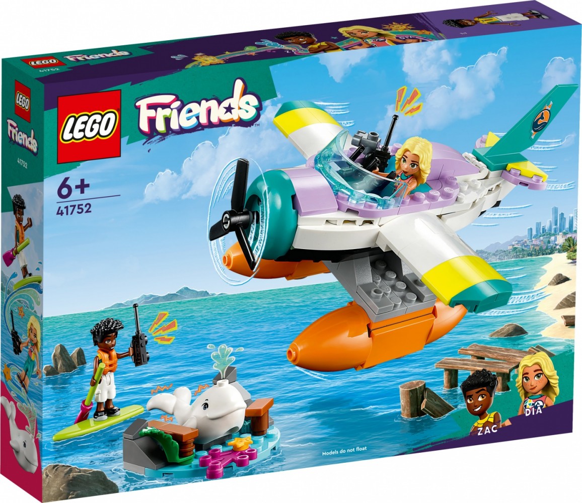 41752 lego® friends jūrų gelbėjimo lėktuvas