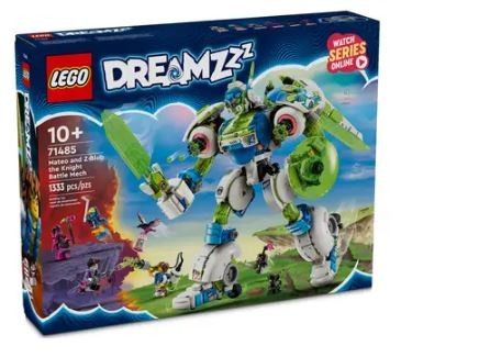71485 lego® dreamzzz mateo ir riteris-kovinis robotas z-blob