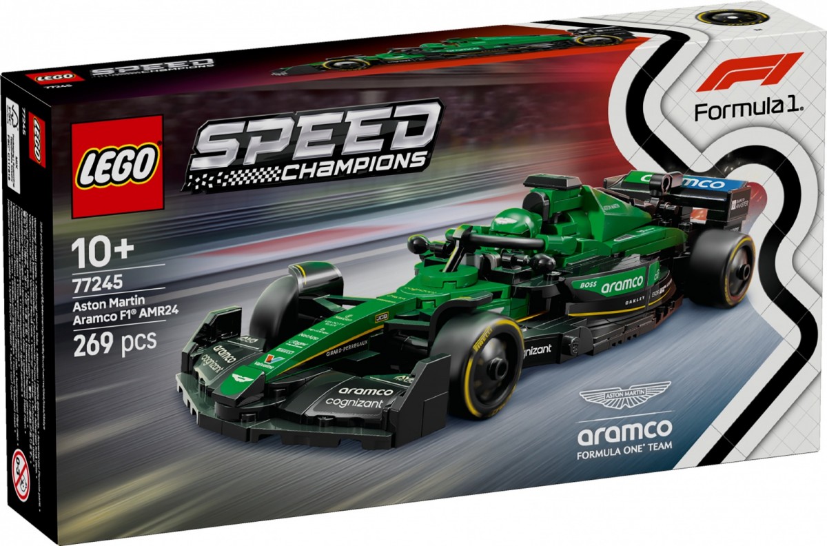 77245 Lego® Speed ​​Champions Lenktyninis Automobilis Aston Martin Aramco F1® Amr24