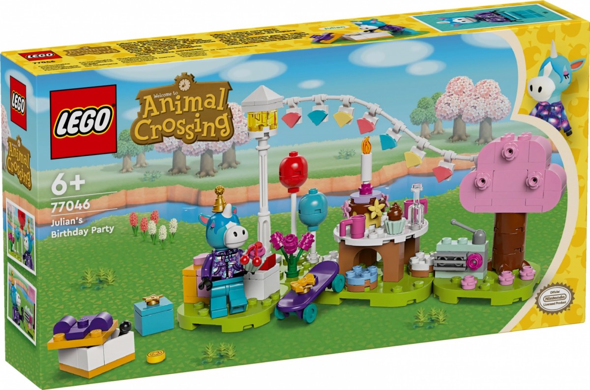 77046 lego® animal crossing julian gimtadienio vakarėlis