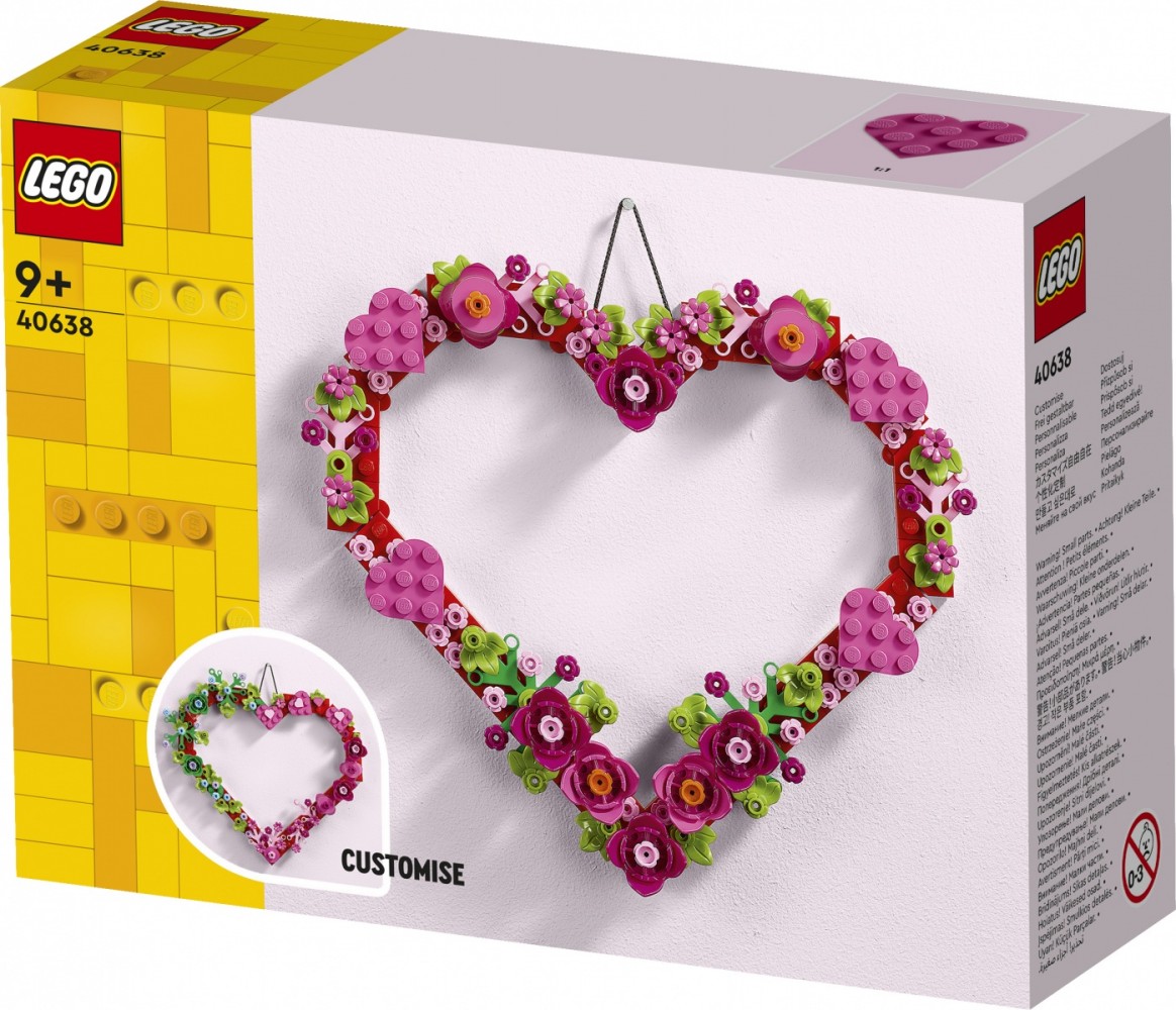40638 lego® širdelės ornamentas