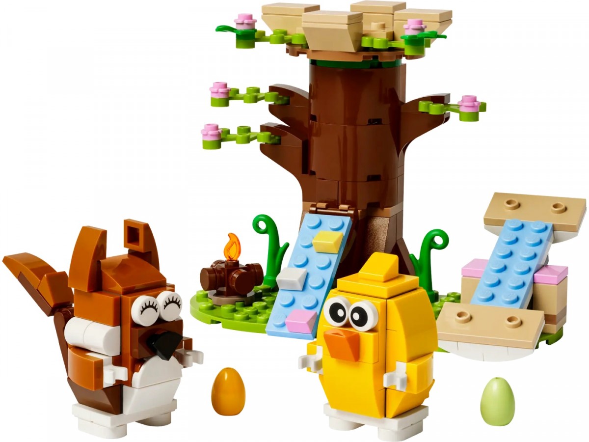 40709 lego® creator pavasarinė gyvūnų žaidimų aikštelė